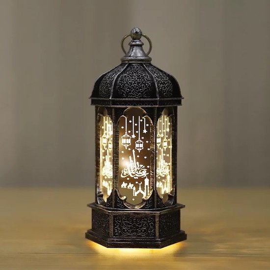 12 windlichten, tafeldecoratie, ramadan-decoratieset, goud, ramadan kareem Eid Umrah Mubarak, islamitische decoratie, voor kinderen, islamitische geschenken, accessoires, voor theelichtjes of kaarsen