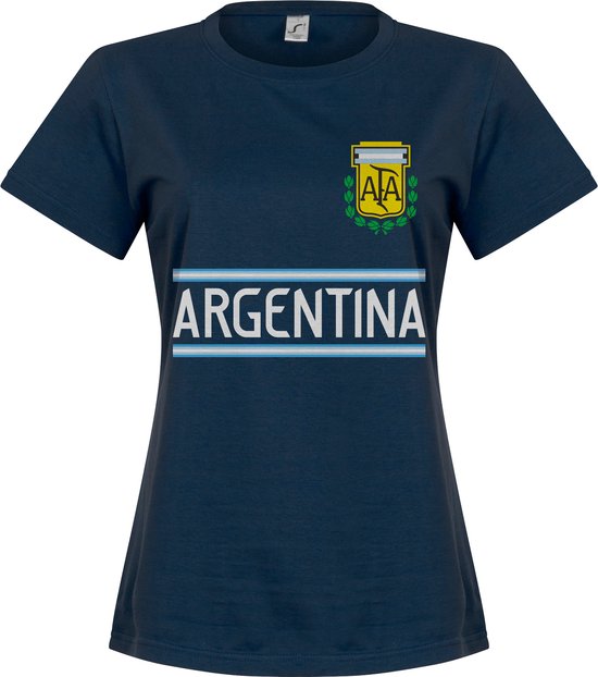 Argentinië Dames Team T-Shirt - Navy - S - 8