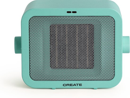 CREATE/WARM BOX Keramische Ruimteverwarming Roze - 1500W Draagbare Kachel Met Thermostaat