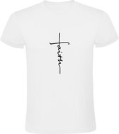 Faith Heren T-shirt - bijbel - god - geloof - gelovig - jezus - christelijk - goddienst - religie - vertrouwen
