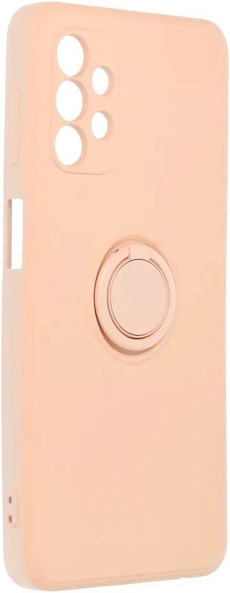 Roar Amber Siliconen Back Cover hoesje met Ring Samsung Galaxy A32 5G - Roze