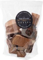 The Fire Station - Chunks Eik - Rookhout - BBQ - Barbecue Accessoires - Kamado - 1 kg