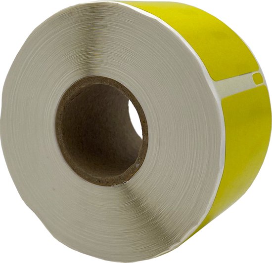 DULA Dymo Compatible labels - Geel - 99012 - S0722400 - Adresetiketten