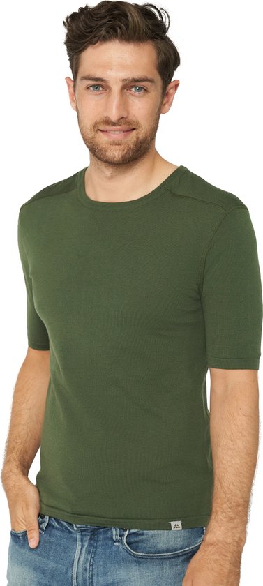 DANISH ENDURANCE Thermo T-Shirt pour Homme - en Laine Mérinos - Vert - XXXL  | bol