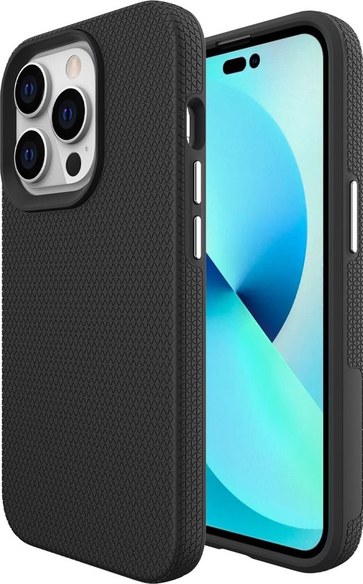 Bumper chocs 2 couches Coques antichoc Apple iPhone 15 Plus/ Max Hybrid Pc TPU Bumper Apple iPhone 15 Plus/ Max Protection Robuste Armure Shel + Protecteur d'écran en verre dur