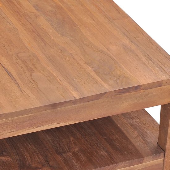 Table basse 68x67x35 cm bois de teck massif | bol
