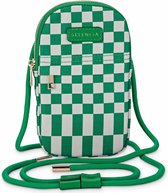 Sac de téléphone Ladies Crossbody - Selencia 100% Recyclé design de sac de téléphone - Sac à bandoulière universel téléphone - vert