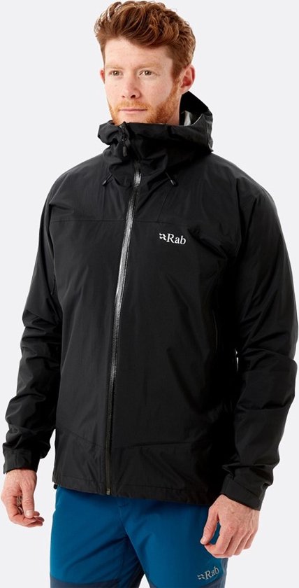 Rab Downpour Plus 2.0 Jacket Men, zwart Maat L