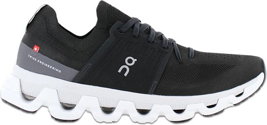 ON Running Cloudswift 3 - Heren Hardloopschoenen Running Schoenen Zwart 3MD10560485 - Maat EU 46 US 11.5