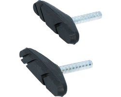 Dresco Remblokken Cantilever - Geschikt voor de voor- of achterrem - Sterke remkracht in droge en natte weersomstandigheden - Met stift - Lengte 60mm - 2 stuks
