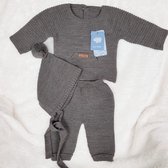 Mac Iusion Gebreid Baby Pakje 3-dlg | 9016 | Zakje | Mokka | Newborn| maat 56 | 1 maand
