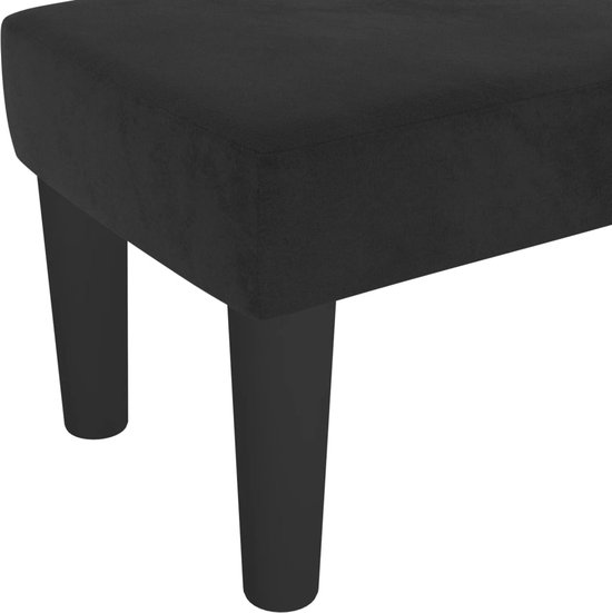 Bankje 110x76x80 cm fluweel blauw kopen
