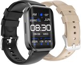 Dames Smartwatch - Roze - Smartwatch Dames - HD Touchscreen - Horloge - Stappenteller horloge - Bloeddrukmeter - Saturatiemeter