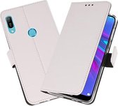 Bestcases Pasjeshouder Telefoonhoesje Huawei Y6 - Y6 Prime (2019) - Wit