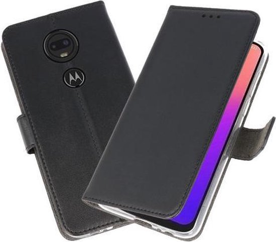 Bestcases Pasjeshouder Telefoonhoesje Motorola Moto G7 - Moto G7 Plus - Zwart