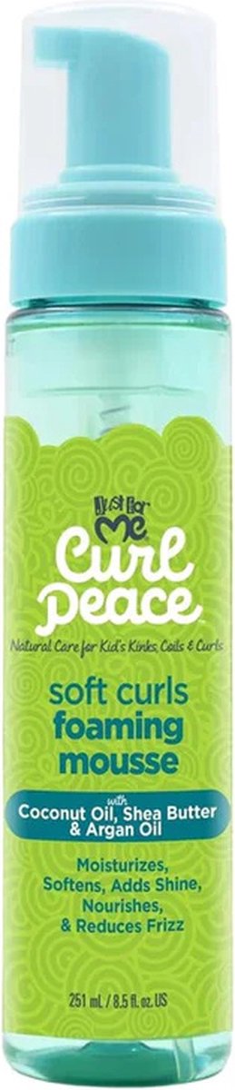 Just For Me Curl Peace Soft Curls Foaming Mousse 8.5oz.