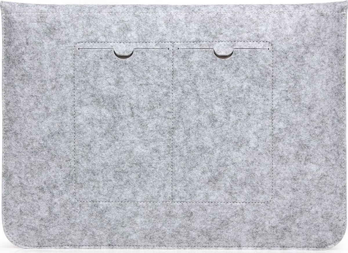 Mobigear Laptophoes geschikt voor Vilt Laptop | Mobigear Envelope Sleeve (max 23 cm x 33 cm) Laptop hoes - Grijs