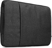 Mobigear - Laptophoes geschikt voor Laptop | Mobigear Denim Zipper Sleeve (max 30 cm x 21 cm) Laptop hoes - Zwart