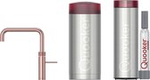 Quooker Fusion Square met COMBI+ boiler en CUBE reservoir 5-in-1-kraan rosé koper