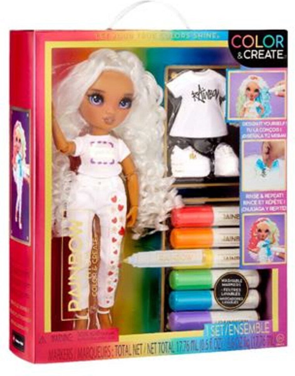 Poupée Mannequin Rainbow High - Rose - 27cm - Pour Enfant de 6 ans