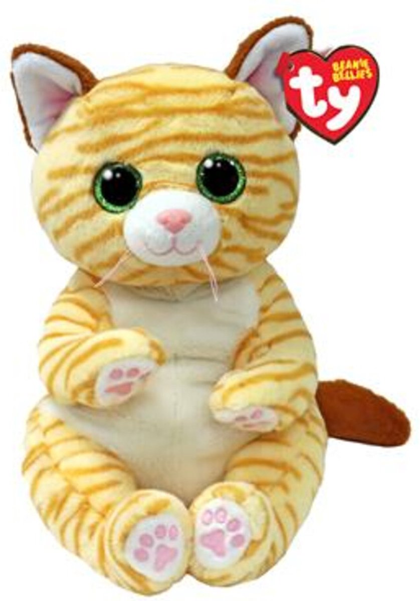 TY Beanie Babies Bellies Mango Cat Medium