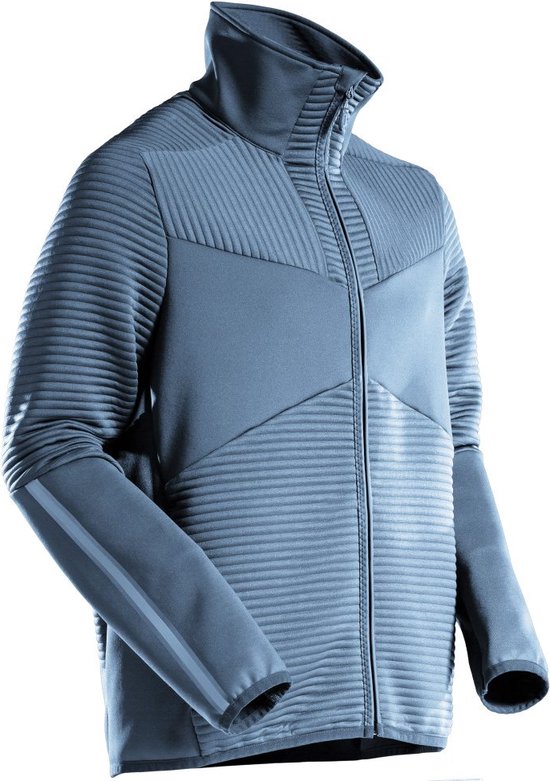 Mascot® 22503-681-85 modern fit fleecetrui met rits - steenblauw - maat L