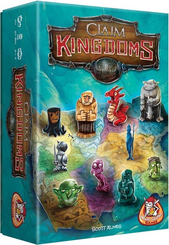 White Goblin Games - Claim Kingdoms - familiespel - 2 tot 4 spelers ...