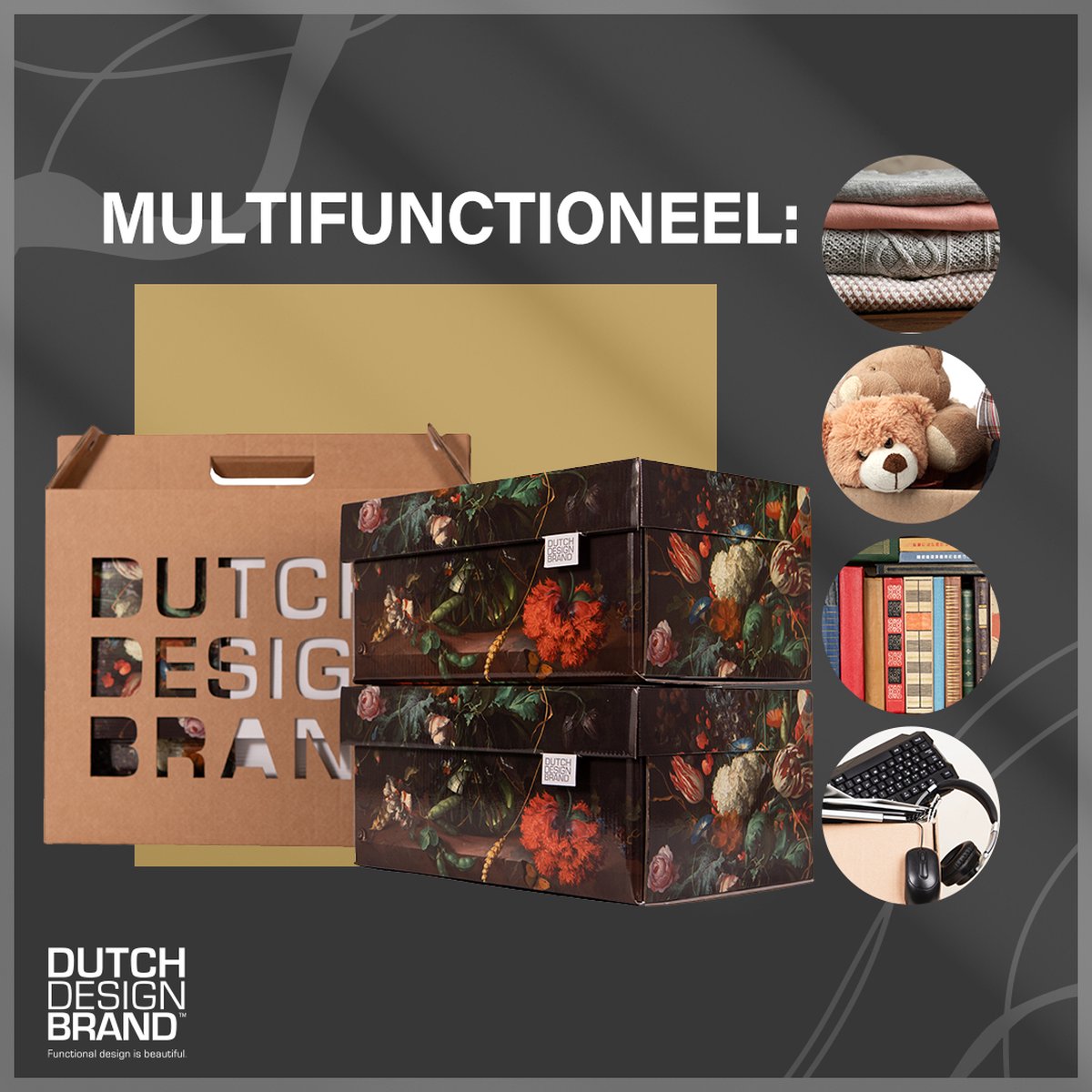 Dutch Design Brand, Flowers Storage Box Classic