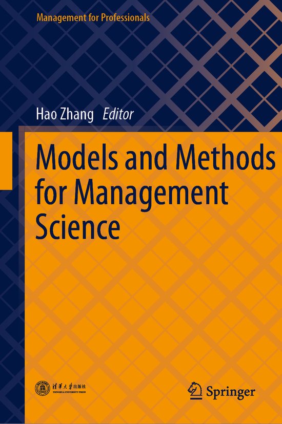 Management for Professionals- Models and Methods for Managem ... - cover