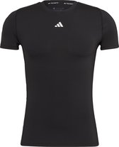adidas Performance Techfit Training T-shirt - Heren - Zwart- XL