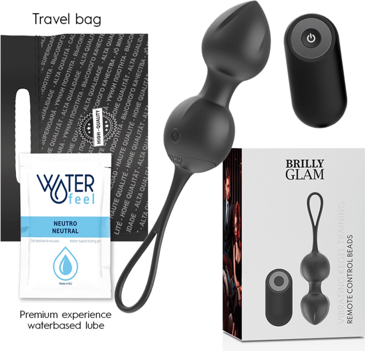 Goedkoopste BRILLY GLAM | Brilly Glam Vibrating Kegel Beads Remote Control