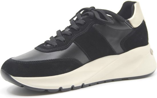 Nero Giardini 08335 Lage sneakers Leren Sneaker Dames Zwart