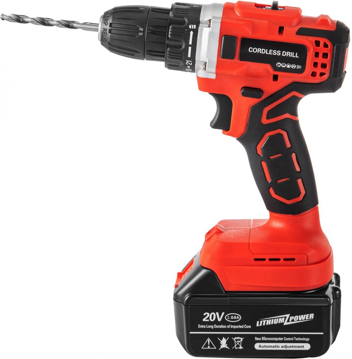 BLACK & DECKER BDCDC18KST-QW 18V Lithium-ion cordless drill SmartTech  without percussion with bluetooth battery