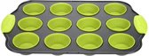 Cosy & Trendy Mini Muffinplaat Met Vormpjes 12 Muffins