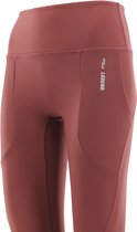 Sportlegging dames red bean M