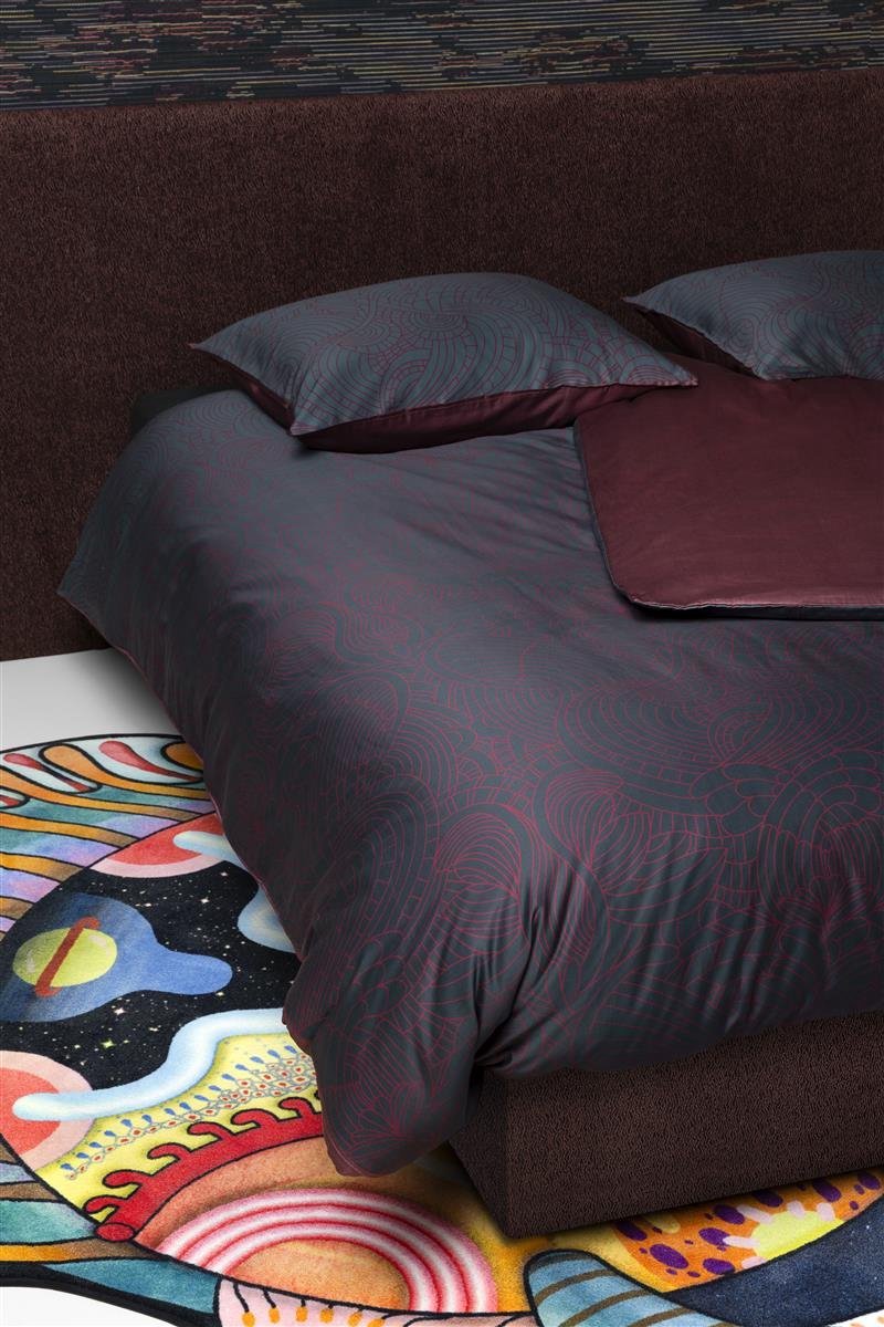 MOOOI Dodo Pavone dekbedovertrek - Tweepersoons - 200x200/220 - Blauw