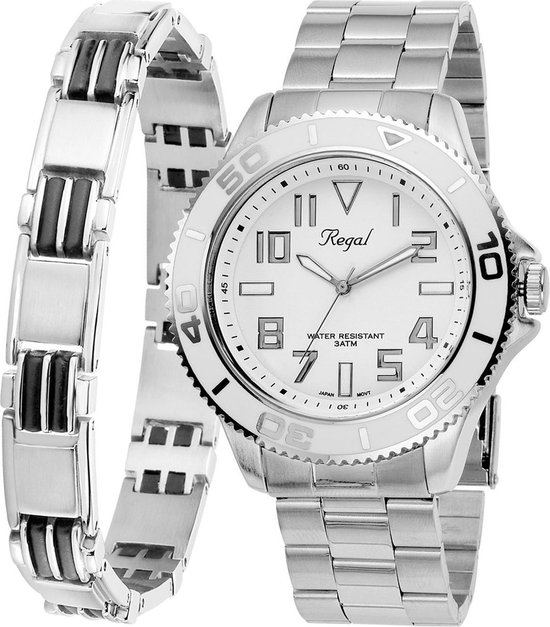 Lucardi Stalen set armband Regal horloge R14793 112 bol