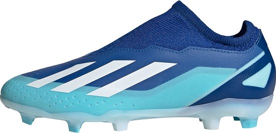 adidas Performance X Crazyfast.3 Veterloze Firm Ground Voetbalschoenen - Kinderen - Blauw- 33