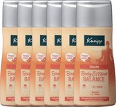 Kneipp Body & Mind Balance - Douchegel - Iris en Vetiver - Voordeelverpakking - Grootverpakking - Vegan - 6x200ml