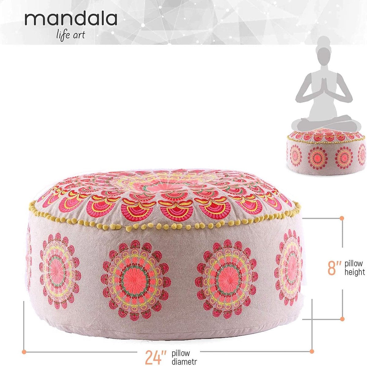 Roze zitpoef - Shop Scandinavisch interieur