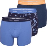 Happy Shorts 3-Pack Boxershorts Heren D922 Hawaii Print - Maat XXL