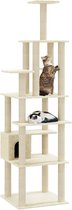 vidaXL - Kattenkrabpaal - met - sisal - krabpalen - 183 - cm - donkergrijs