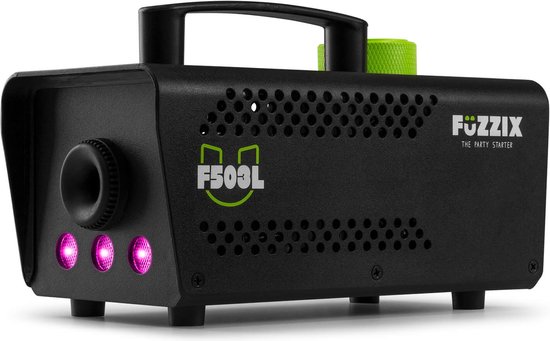 Rookmachine met LED Lichteffect - Fuzzix F503 - 3x RGB LEDS - Rookmachine met draadloze afstandsbediening - Fuzzix