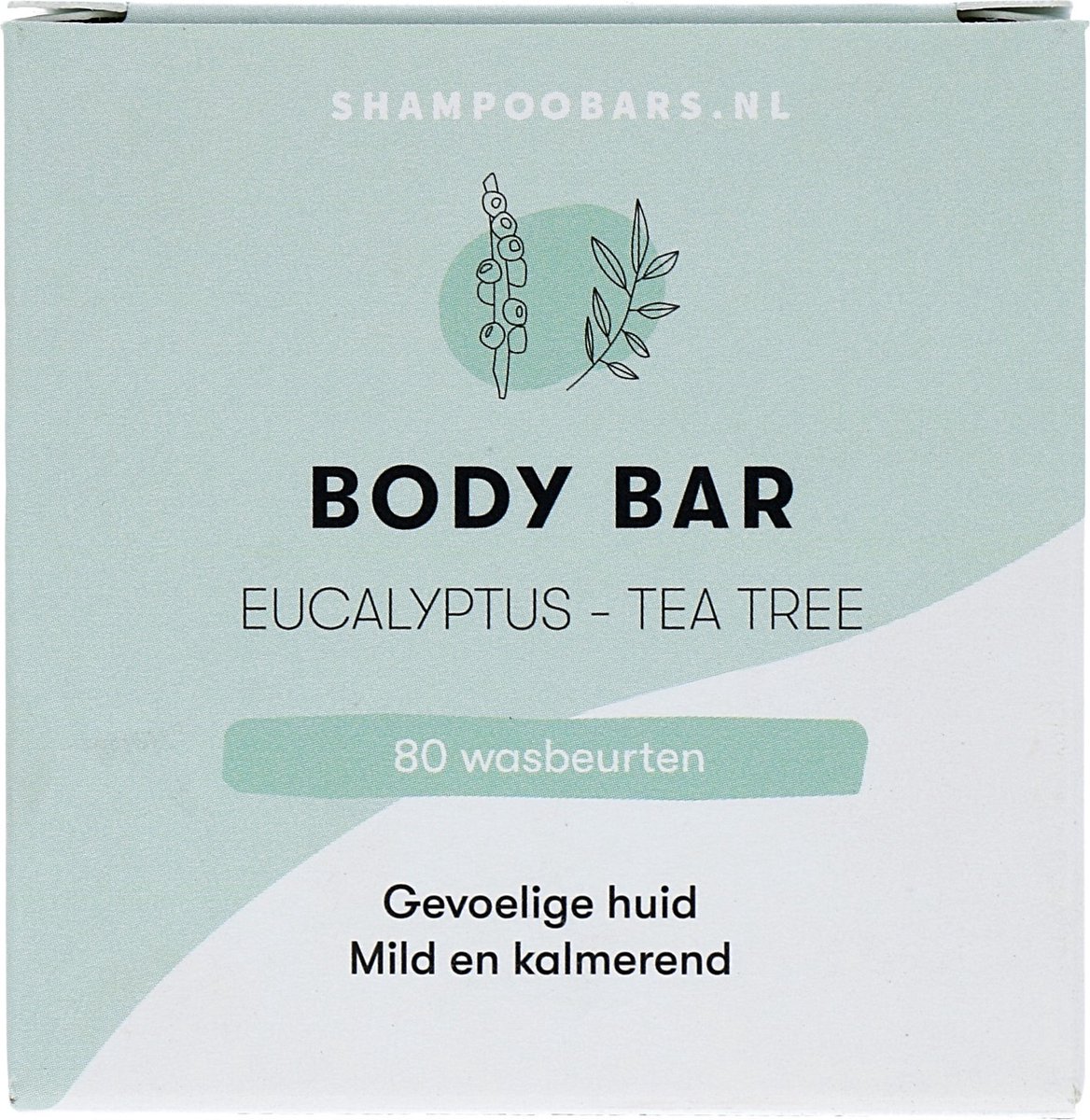ShampooBars - Body Bar Eucalyptus&Tea Tree Gevoelige Huid - 60g