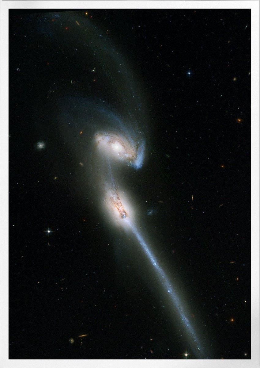 The Mice NGC 4676 | Space, Astronomie & Ruimtevaart Poster | A3: 30x40 cm