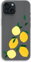 Case Company® - Hoesje geschikt voor iPhone 15 hoesje - You're my lemon - Soft Cover Telefoonhoesje - Bescherming aan alle Kanten en Schermrand