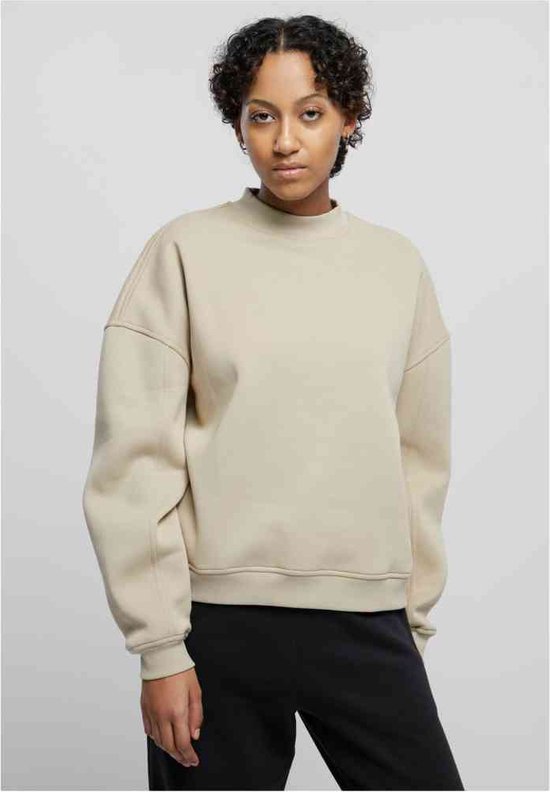 Urban Classics - Oversized Organic Crewneck sweater/trui - XS - Beige