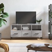 The Living Store TV-meubel - Trendy - Tv-meubel - 102 x 36 x 50 cm - Grijs Sonoma Eiken