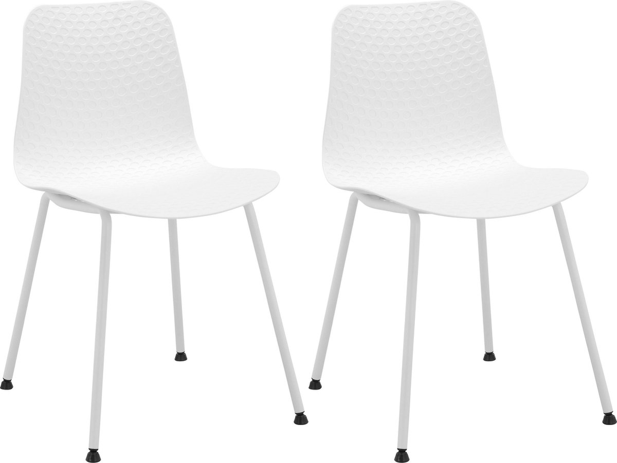 Enya-Eetkamerstoel - 2 Pack - Wit