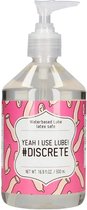 Waterbased Lube - YEAH I USE LUBE! #DISCRETE - 500 ml